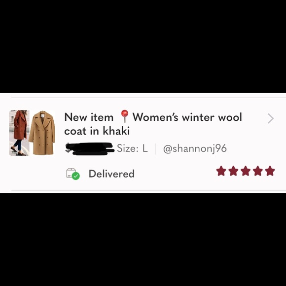 🍀SALE- Last 1🍀Women’s winter coat in black - Picture 4 of 6